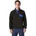 Bluza polarowa męska Synchilla Snap-T Patagonia - black w/p6 blue