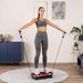Platforma wibracyjna z pilotem Gymtek - czerwona