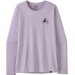Longsleeve damski Capilene Cool Daily Graphic Patagonia - Chouinard Crest: Foxglove Purple