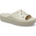Klapki Classic Platform Slide Crocs - bone