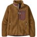 Polar pluszowy damski Classic Retro-X Patagonia - Nest Brown w/Dulse Mauve