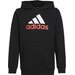 Bluza juniorska Essentials Two-Colored Big Logo Cotton Hoodie Adidas - czarny