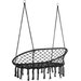 Huśtawka wisząca podwójna Boho Outtec - czarna