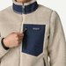 Polar pluszowy damski Classic Retro-X Patagonia - Natural w/New Navy
