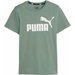 Koszulka juniorska Essentials Logo Tee Puma - zielony