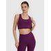 Biustonosz sportowy damski USBAF152 4F - ciemny fiolet