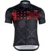 Koszulka rowerowa męska M59 Kaymaq - czarno-czerwona