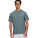 Koszulka męska Tech Textured Under Armour - Jasper Blue/White