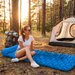 Materac trekkingowy dmuchany 238x70x5cm Outtec - niebieski