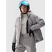 Kurtka narciarska damska TTJAF573 4F - chłodny jasny szary