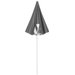 Parasol plażowy łamany Ombra 160cm Luverno - szary