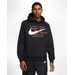 Bluza męska z kapturem Sportswear Swoosh Nike - czarna