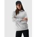 Bluza damska TSWSF1764 4F - chłodny jasny szary melanż