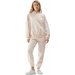 Bluza damska 4FAW23TSWSF698 4F - kremowy