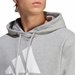 Bluza męska Essentials French Terry Big Logo Hoodie Adidas - czerwona
