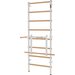 Drabinka gimnastyczna 210x80 cm z drążkiem do ćwiczeń EH-DG06 + DA32 Endorfit - biała