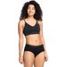 Biustonosz sportowy damski Seamless Soft Odlo - czarny/szary