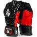 Rękawice MMA DBX Bushido - czarne/czerwone