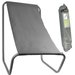 Leżak składany z pokrowcem Royokamp - szary
