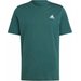 Koszulka męska Essentials Single Jersey Embroidered Small Logo Tee Adidas - zielony
