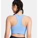 Biustonosz sportowy damski Vanish Seamless Mid Bra Under Armour - Horizon Blue/White