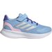 Buty Runfalcon 5 Logo Jr Adidas - Glow Blue/Silver Metallic/Clear Pink