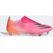 Buty piłkarskie korki X Ghosted+ FG Adidas - różowy/pomarańczowy/czarny