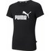 Koszulka dziewczęca Essentials Logo Tee Puma - black