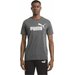 Koszulka męska Essentials Heather Puma - Olive Green