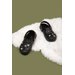 Chodaki Classic Fuzz-Lined Clog Crocs - black/black