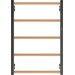 Drabinka gimnastyczna metal-drewno 116x80 cm EH-DG07 Endorfit - czarna