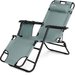 Leżak ogrodowy/plażowy składany Sun Comfort 2w1 Luverno - graphite