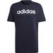 Koszulka męska Essentials Single Jersey Linear Embroidered Logo Tee Adidas - granatowa