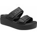 Klapki Brooklyn Low Wedge Crocs - black