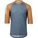 Koszulka rowerowa męska MTB Pure 3/4 Jersey POC - Calcite Blue/Aragonite Brown