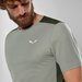 Koszulka męska Puez Hybrid Dry T-Shirt Salewa - shadow