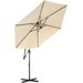 Parasol ogrodowy Modern LED 350cm Luverno - beżowy