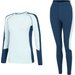 Bielizna termoaktywna damska Womens Exchange LV Bl Set Dare2B - water ballet/moonlight denim