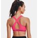 Biustonosz sportowy damski Crossback Mid Bra Under Armour - pink