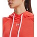 Bluza damska Rival Fleece HB Hoodie Under Armour - After Burn / White