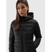 Kurtka puchowa damska TDJAF468 4F - głęboka czerń