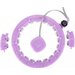 Hula hop z obciążnikiem i licznikiem Gymtek - purple