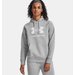 Bluza damska Rival Fleece Big Logo Under Armour - Mod Gray Light Heather/White