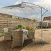 Parasol ogrodowy Modern 300cm Outtec - szary