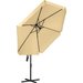 Parasol ogrodowy Classic LED 350cm Luverno - beżowy LED