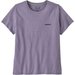 Koszulka damska P-6 Logo Responsibili-Tee Patagonia - Concrete Purple