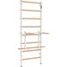 Drabinka gimnastyczna 210x80 cm z drążkiem do ćwiczeń EH-DG06 + DA32 Endorfit - biała