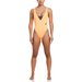 Strój kąpielowy damski U-Back One Piece Nike Swim - peach cream