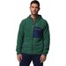 Polar męski Fast Trek Overlay Hooded Columbia - Rain Forest, Coll Navy