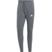 Spodnie dresowe męskie Essentials Fleece 3-Stripes Tapered Cuff Adidas - ciemny szary